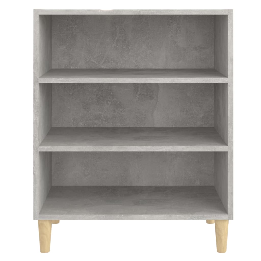 Dressoir 57x35x70 cm bewerkt hout betongrijs is nu te koop bij PeponiXL, paradijselijk wonen!