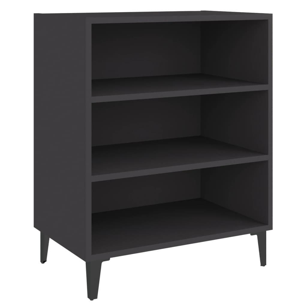 Dressoir 57x35x70 cm bewerkt hout grijs is nu te koop bij PeponiXL, paradijselijk wonen!