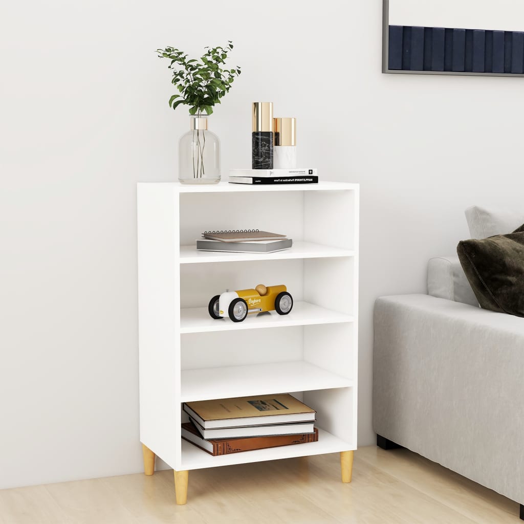 Dressoir 57x35x90 cm bewerkt hout wit is nu te koop bij PeponiXL, paradijselijk wonen!