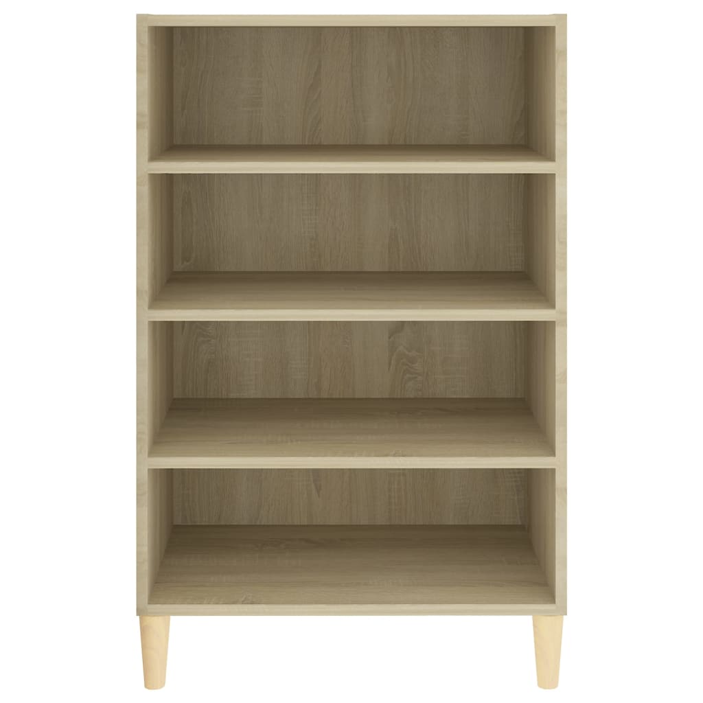 Dressoir 57x35x90 cm bewerkt hout sonoma eikenkleurig is nu te koop bij PeponiXL, paradijselijk wonen!