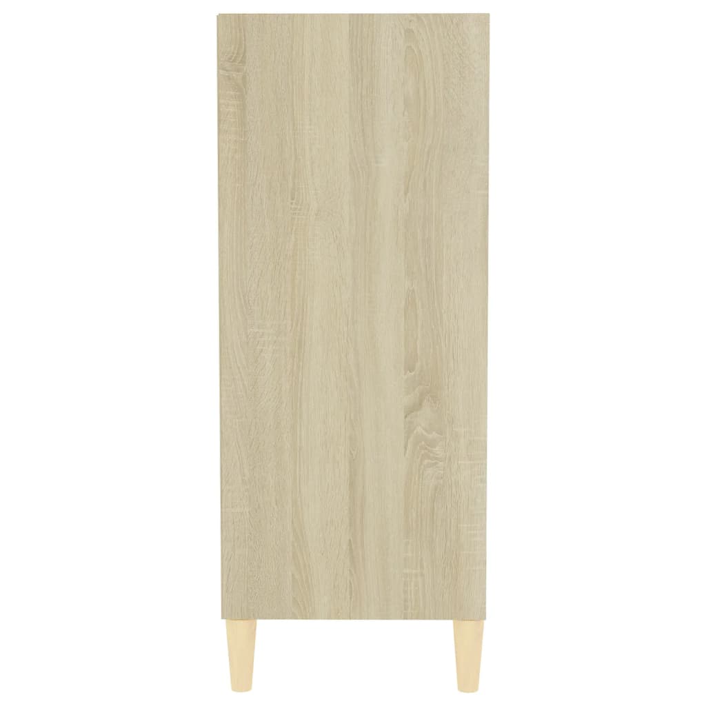 Dressoir 57x35x90 cm bewerkt hout sonoma eikenkleurig is nu te koop bij PeponiXL, paradijselijk wonen!