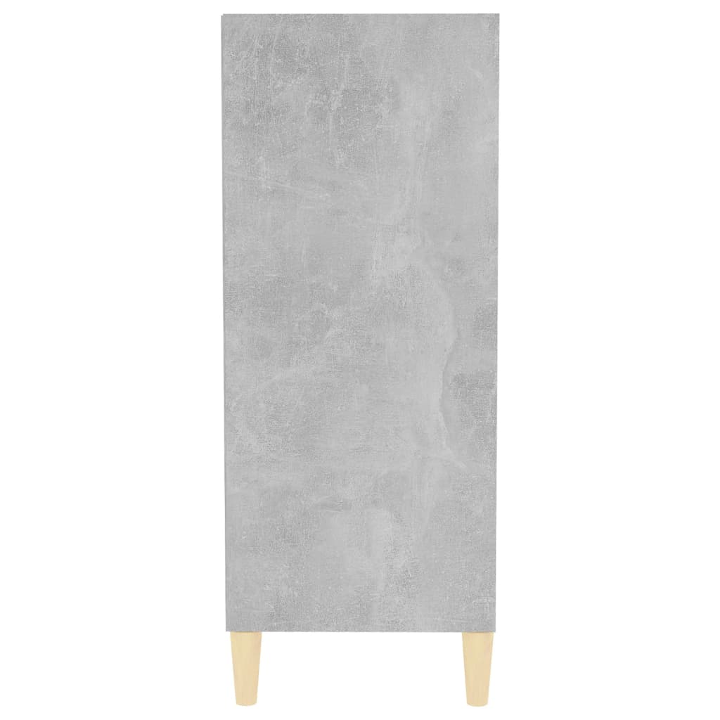Dressoir 57x35x90 cm bewerkt hout betongrijs is nu te koop bij PeponiXL, paradijselijk wonen!