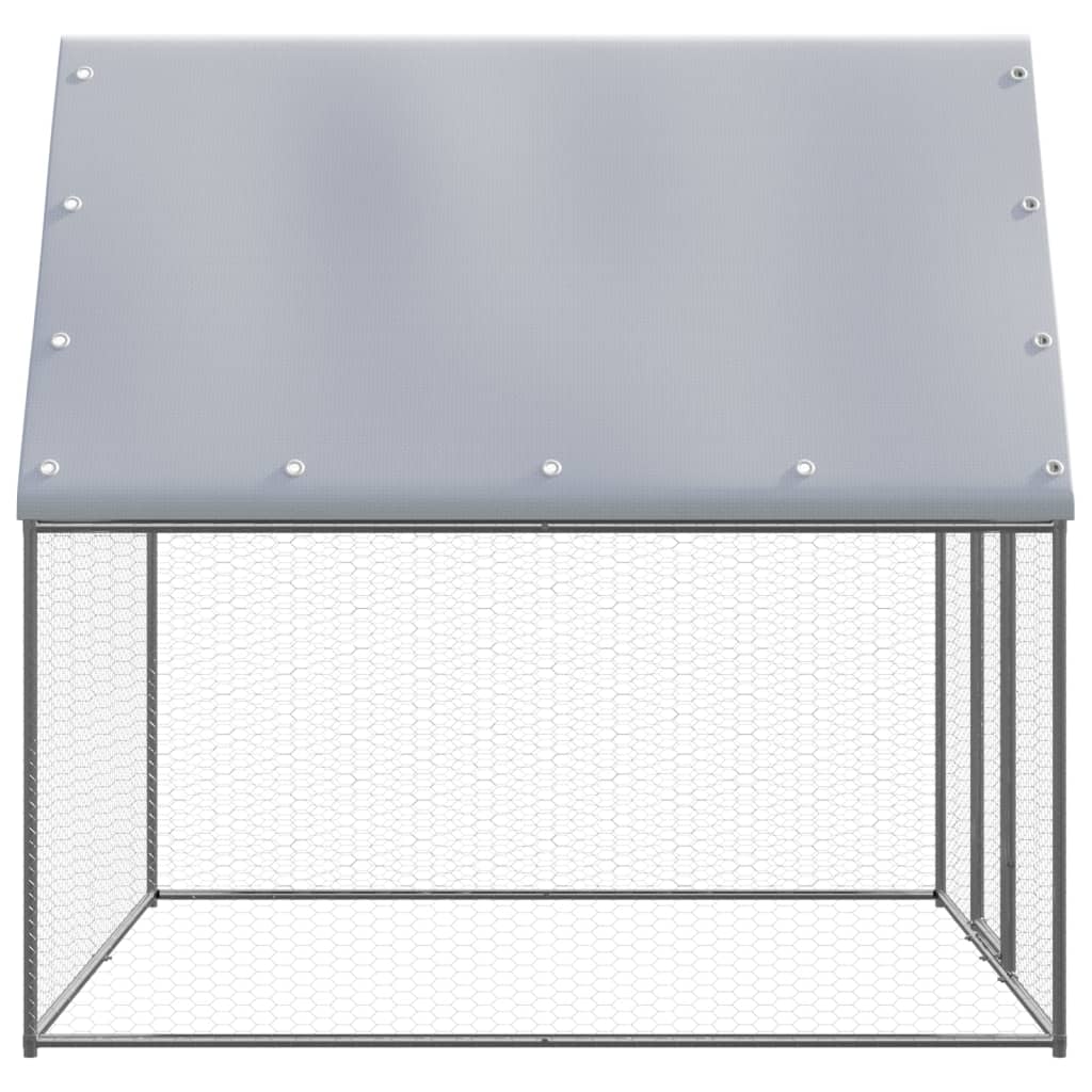 Buitenhok voor kippen 2x2x2 m gegalvaniseerd staal is nu te koop bij PeponiXL, paradijselijk wonen!