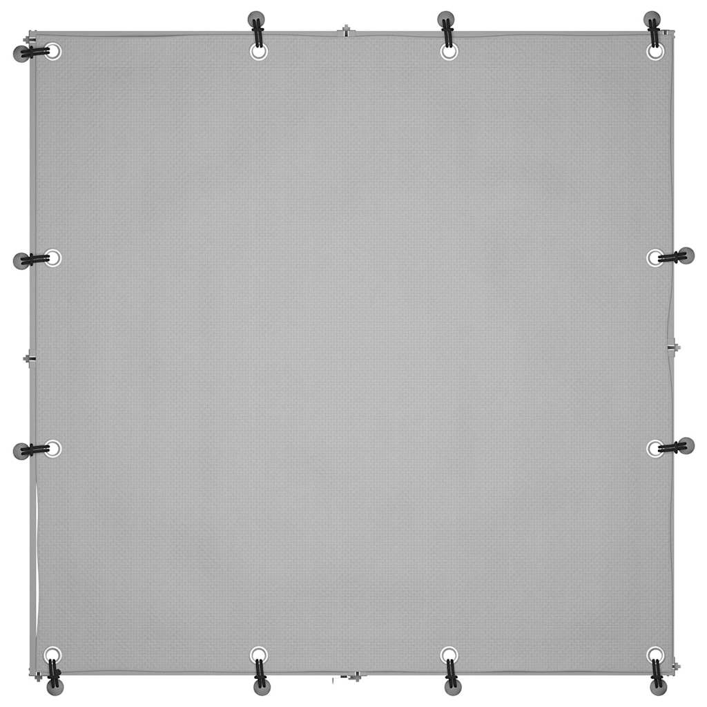 Hondenkennel 110x110x110 cm staal zilverkleurig is nu te koop bij PeponiXL, paradijselijk wonen!