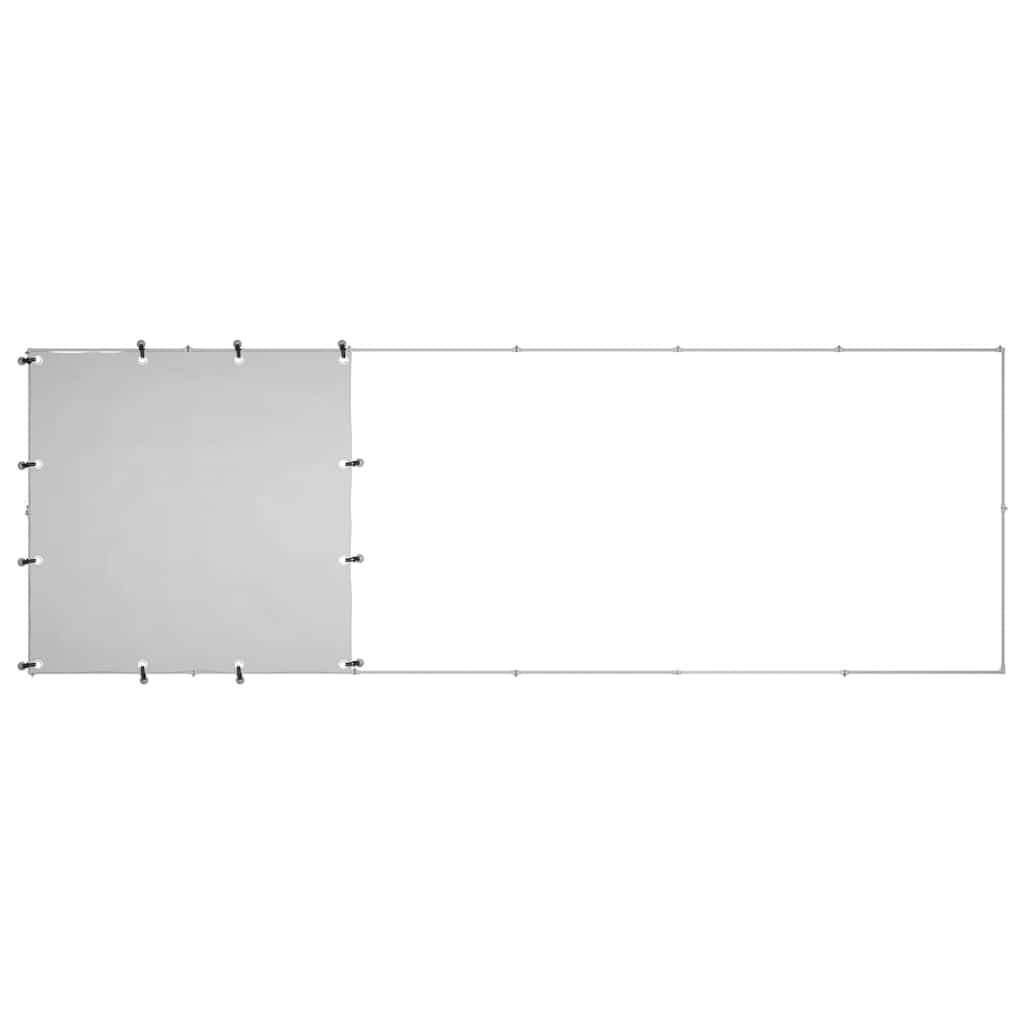 Hondenkennel 330x110x110 cm staal zilverkleurig is nu te koop bij PeponiXL, paradijselijk wonen!