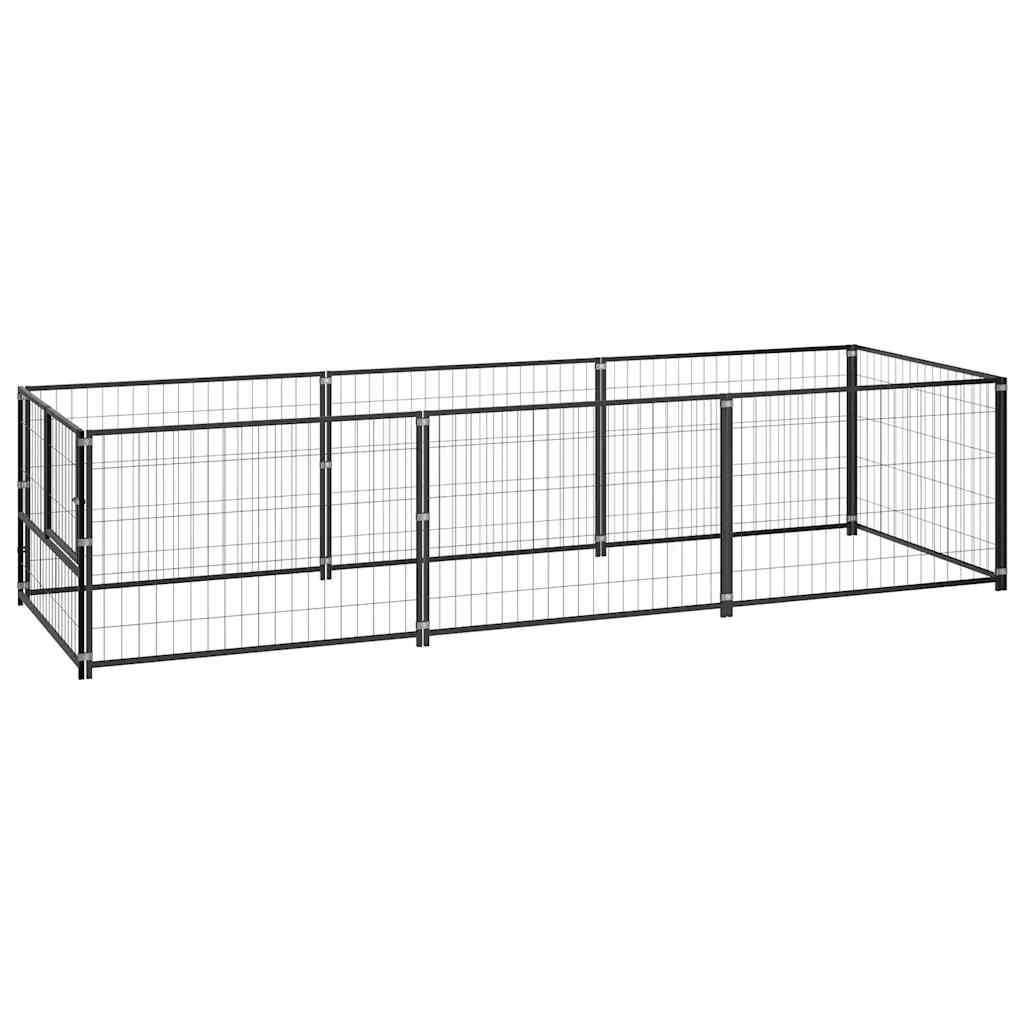 | Dierkooi zonder Deur | Zwart 300 x 100 x 70 cm Staal is nu te koop bij PeponiXL, paradijselijk wonen!