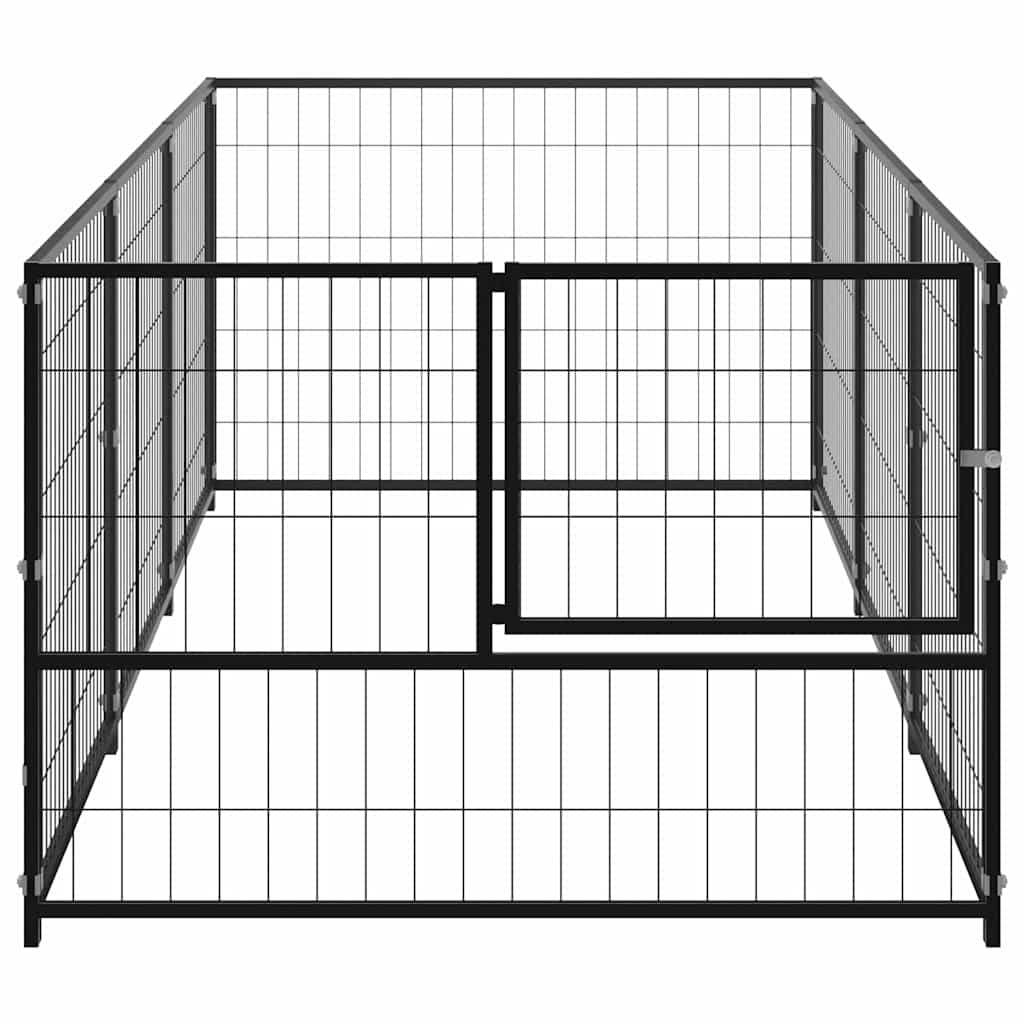 | Dierkooi zonder Deur | Zwart 300 x 100 x 70 cm Staal is nu te koop bij PeponiXL, paradijselijk wonen!