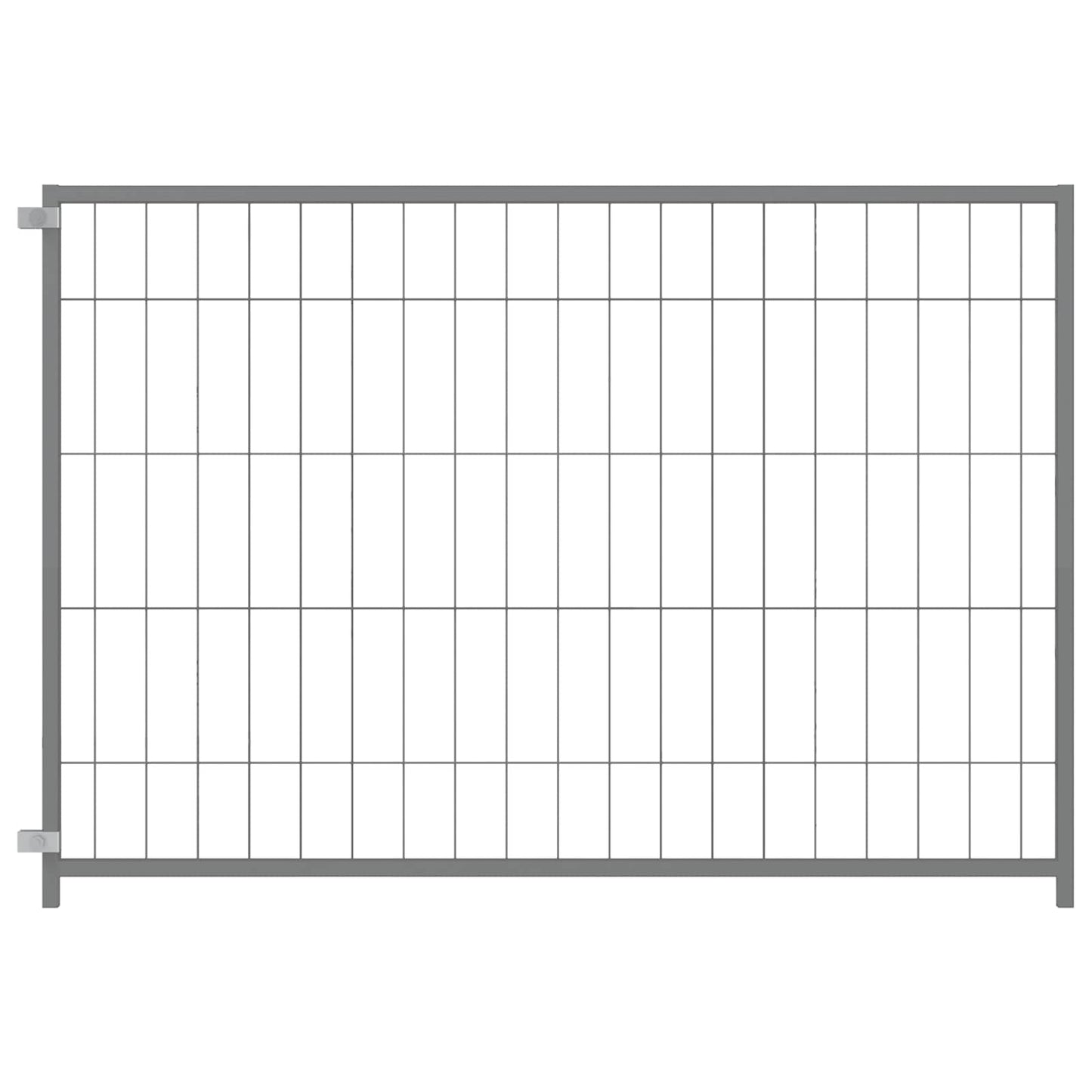 Hondenkennel 300x100x70 cm staal zilverkleurig is nu te koop bij PeponiXL, paradijselijk wonen!