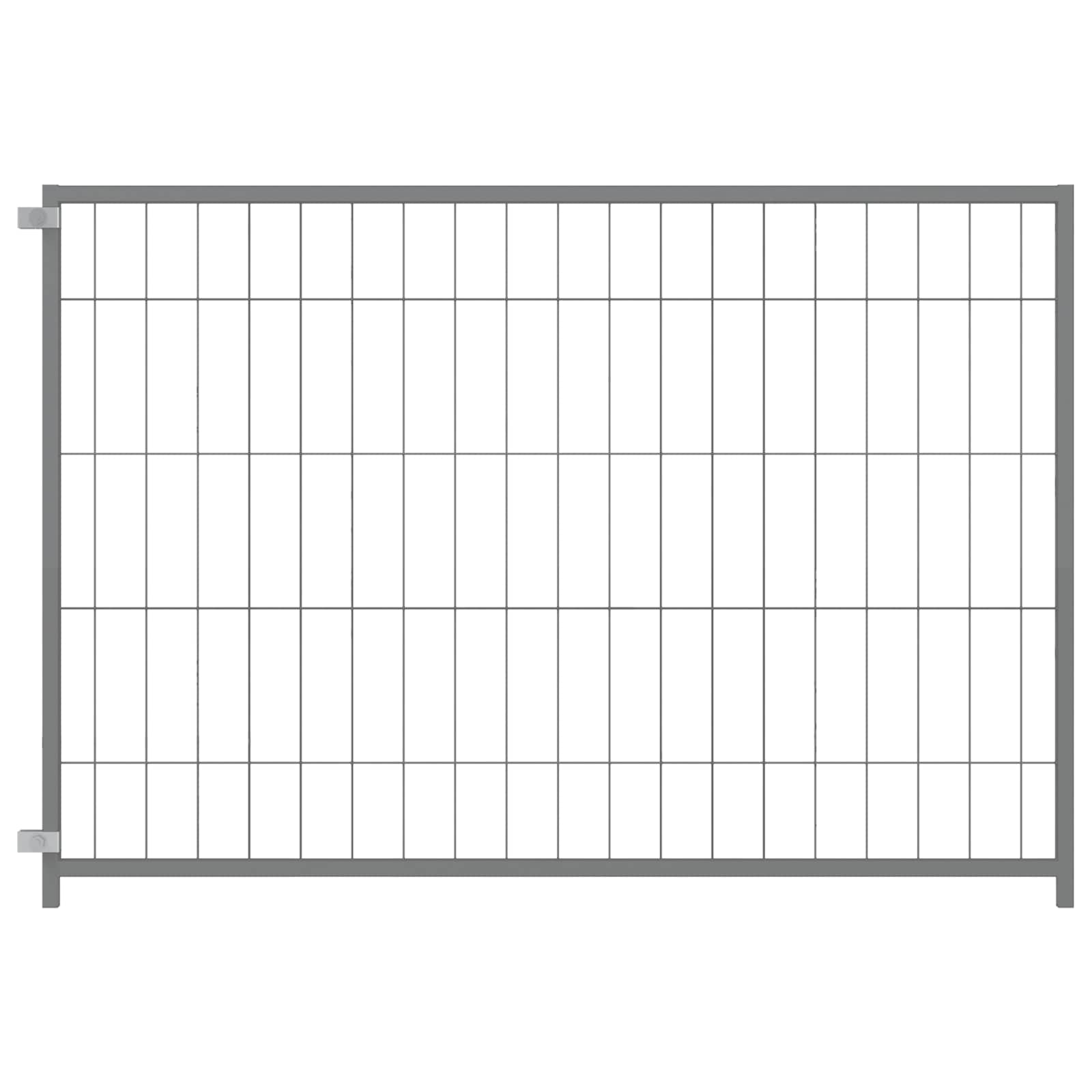Hondenkennel 300x100x70 cm staal zilverkleurig is nu te koop bij PeponiXL, paradijselijk wonen!