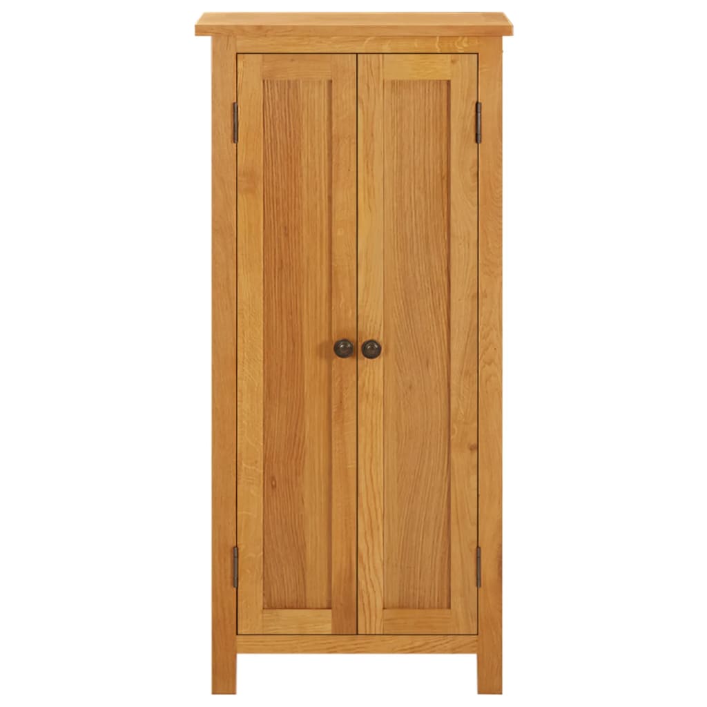 Opbergkast 50x22x110 cm massief eikenhout is nu te koop bij PeponiXL, paradijselijk wonen!