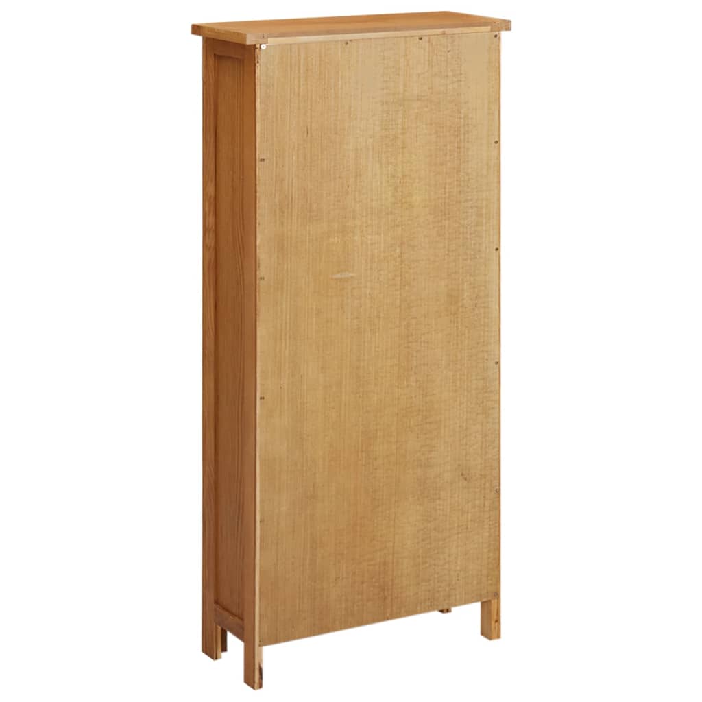 Opbergkast 50x22x110 cm massief eikenhout is nu te koop bij PeponiXL, paradijselijk wonen!