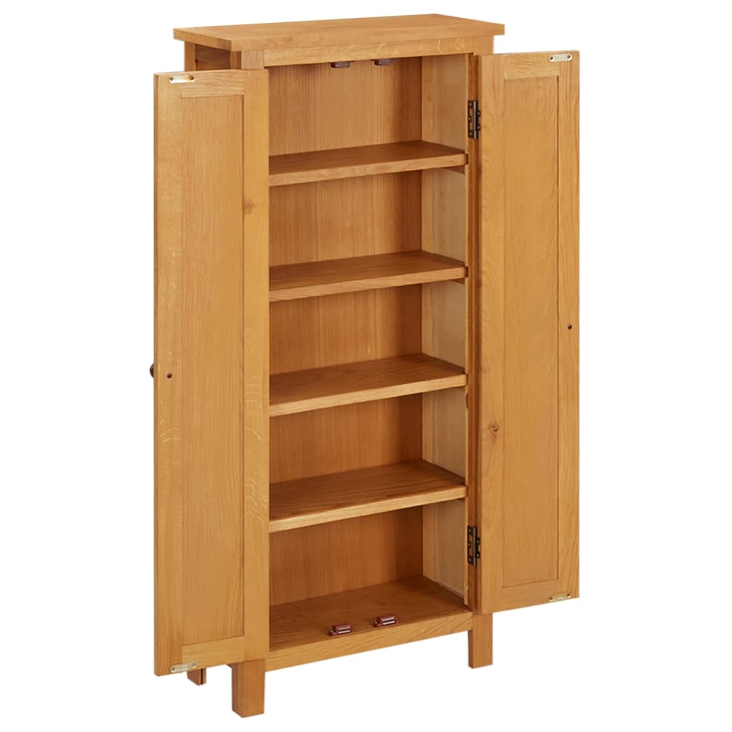 Opbergkast 50x22x110 cm massief eikenhout is nu te koop bij PeponiXL, paradijselijk wonen!