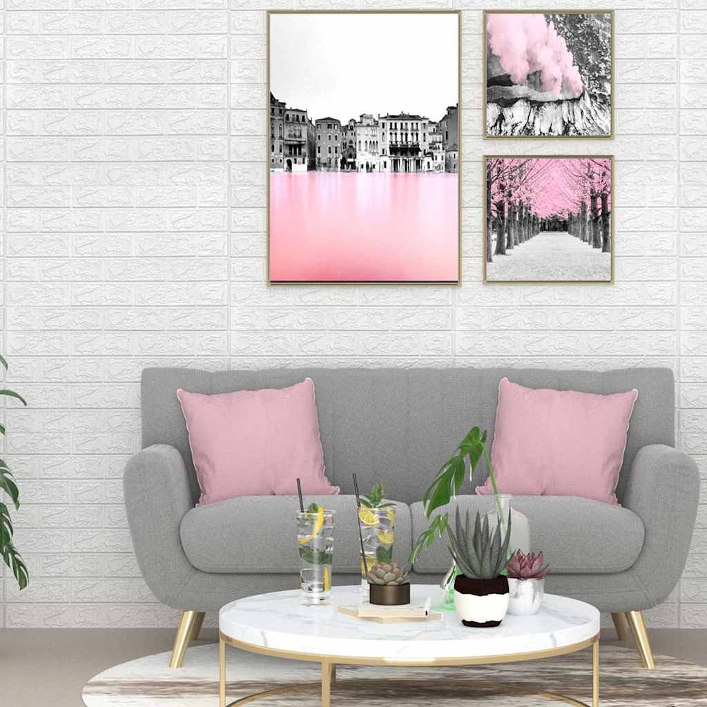 3D-behang zelfklevend 10 st bakstenen wit is nu te koop bij PeponiXL, paradijselijk wonen!