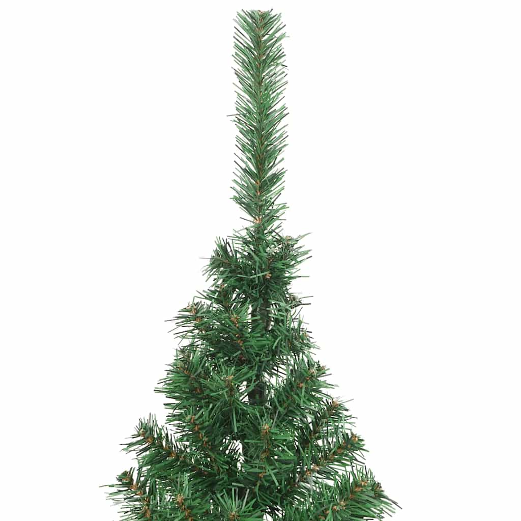 Kunstkerstboom met standaard half 240 cm PVC groen is nu te koop bij PeponiXL, paradijselijk wonen!