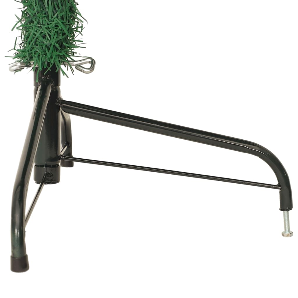 Kunstkerstboom met standaard half 240 cm PVC groen is nu te koop bij PeponiXL, paradijselijk wonen!