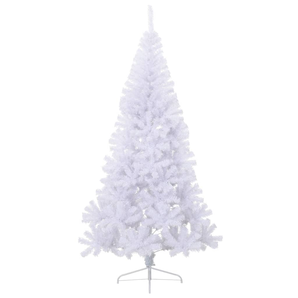 Kunstkerstboom met standaard half 240 cm PVC groen is nu te koop bij PeponiXL, paradijselijk wonen!