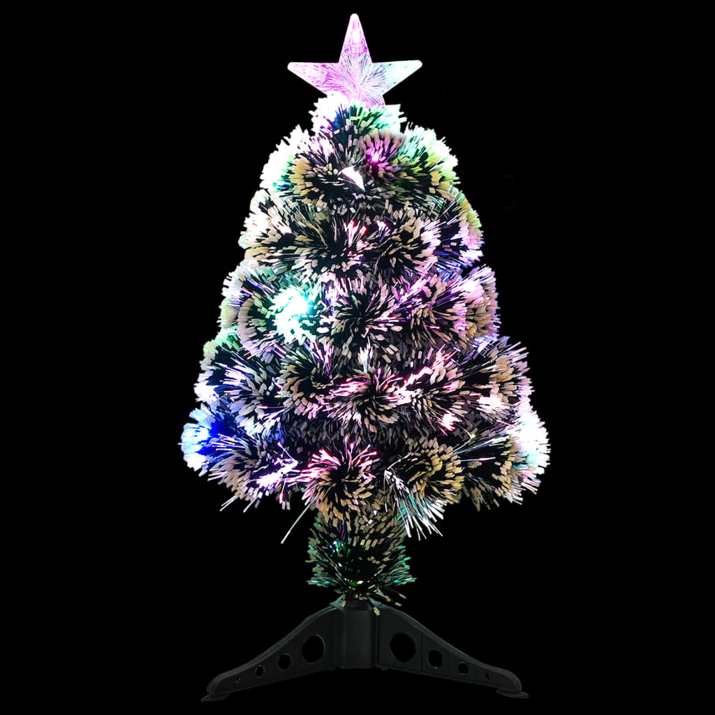 Kerstboom met LED 64 cm glasvezel groen en wit is nu te koop bij PeponiXL, paradijselijk wonen!