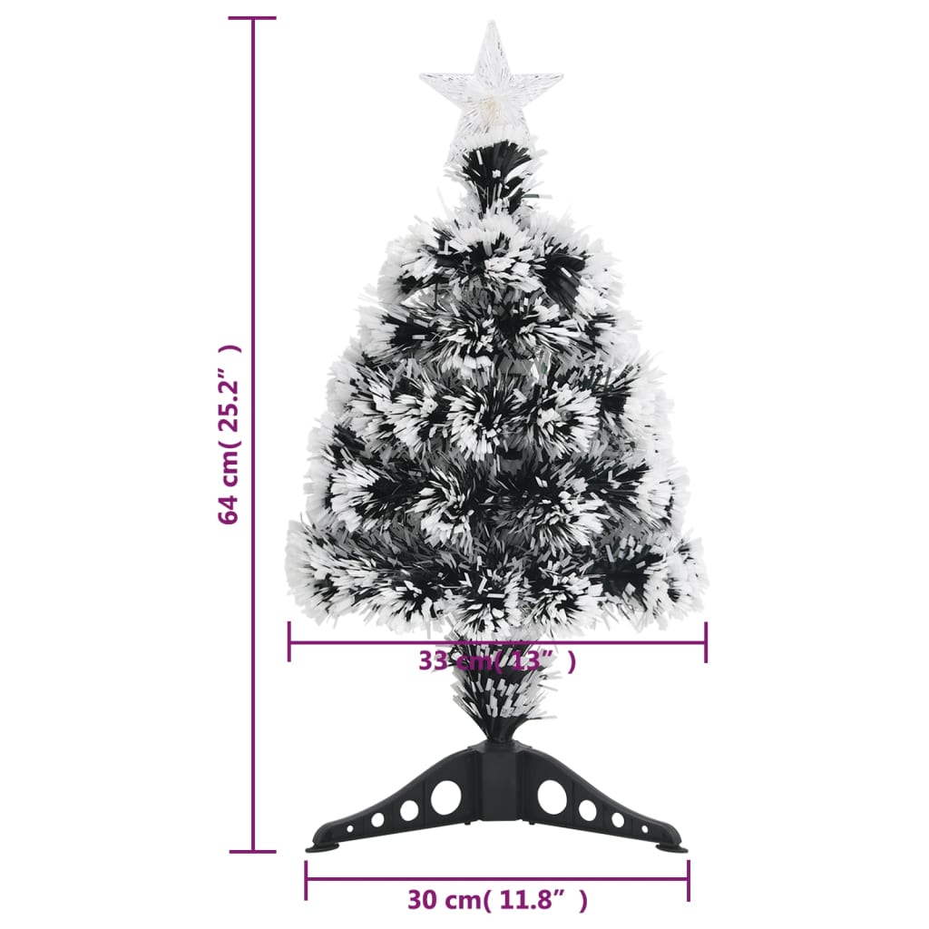 Kerstboom met LED 64 cm glasvezel groen en wit is nu te koop bij PeponiXL, paradijselijk wonen!