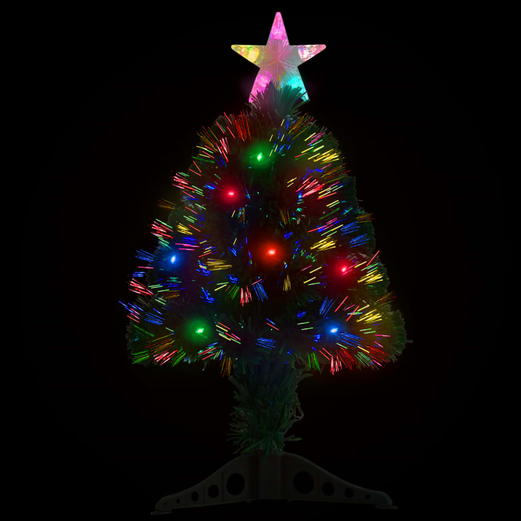 Voorverlichte kerstboom met standaard en LED 64 cm glasvezel is nu te koop bij PeponiXL, paradijselijk wonen!