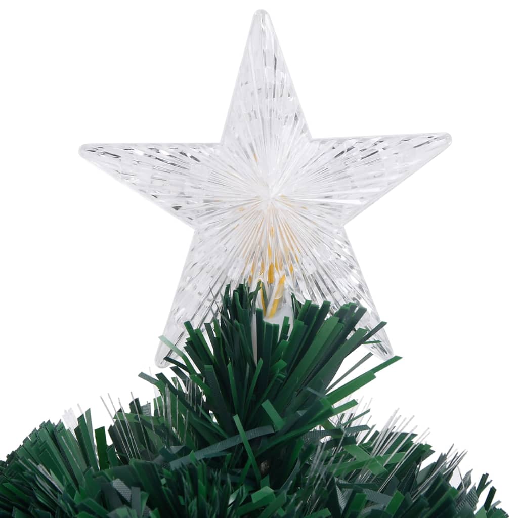 Voorverlichte kerstboom met standaard en LED 64 cm glasvezel is nu te koop bij PeponiXL, paradijselijk wonen!