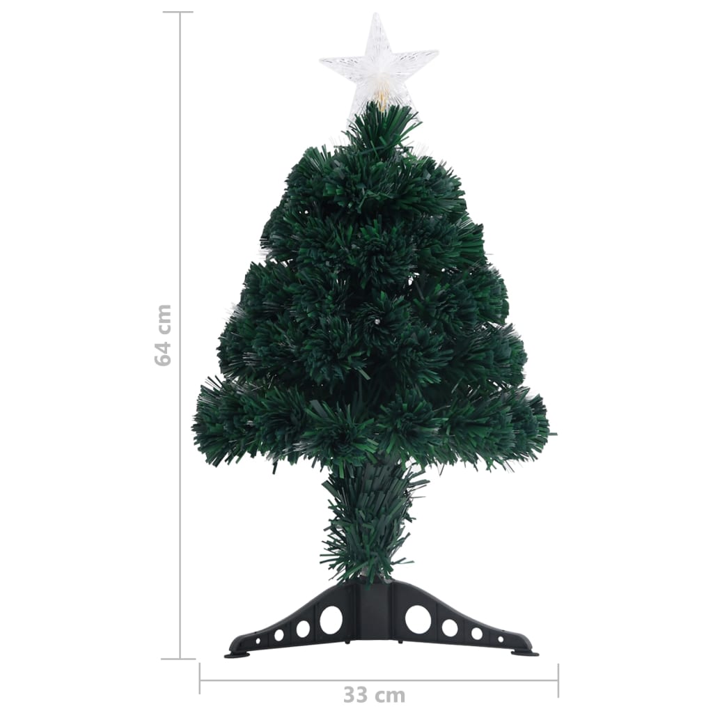 Voorverlichte kerstboom met standaard en LED 64 cm glasvezel is nu te koop bij PeponiXL, paradijselijk wonen!