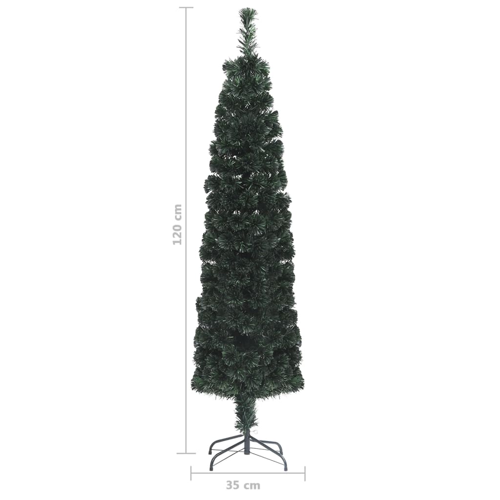 Kunstkerstboom met standaard smal 120 cm glasvezel is nu te koop bij PeponiXL, paradijselijk wonen!