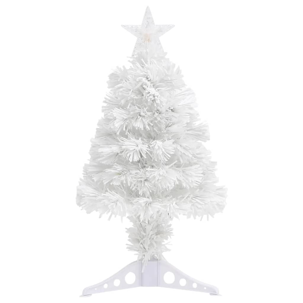 Kunstkerstboom met verlichting 64 cm glasvezel wit is nu te koop bij PeponiXL, paradijselijk wonen!