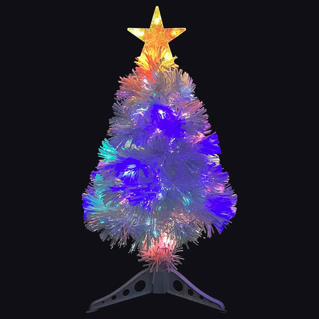Kunstkerstboom met verlichting 64 cm glasvezel wit is nu te koop bij PeponiXL, paradijselijk wonen!