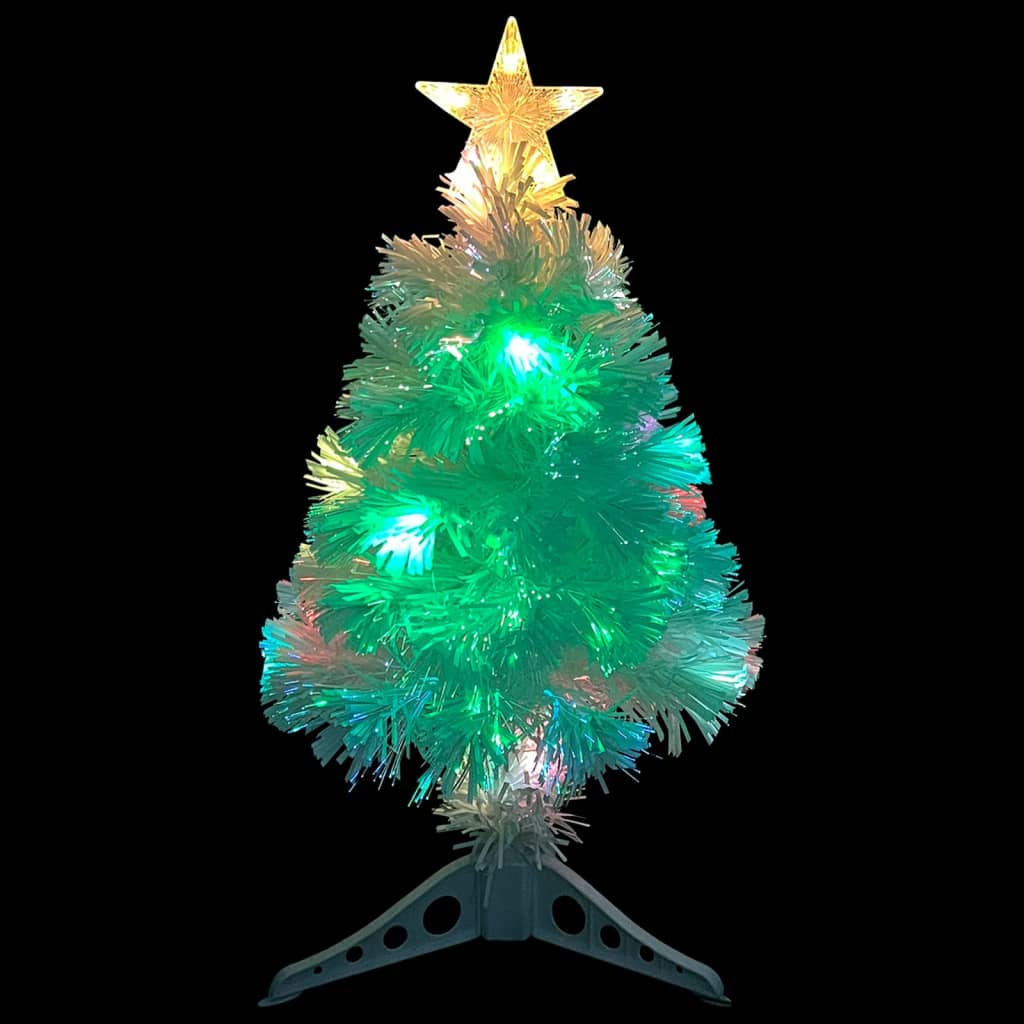Kunstkerstboom met verlichting 64 cm glasvezel wit is nu te koop bij PeponiXL, paradijselijk wonen!