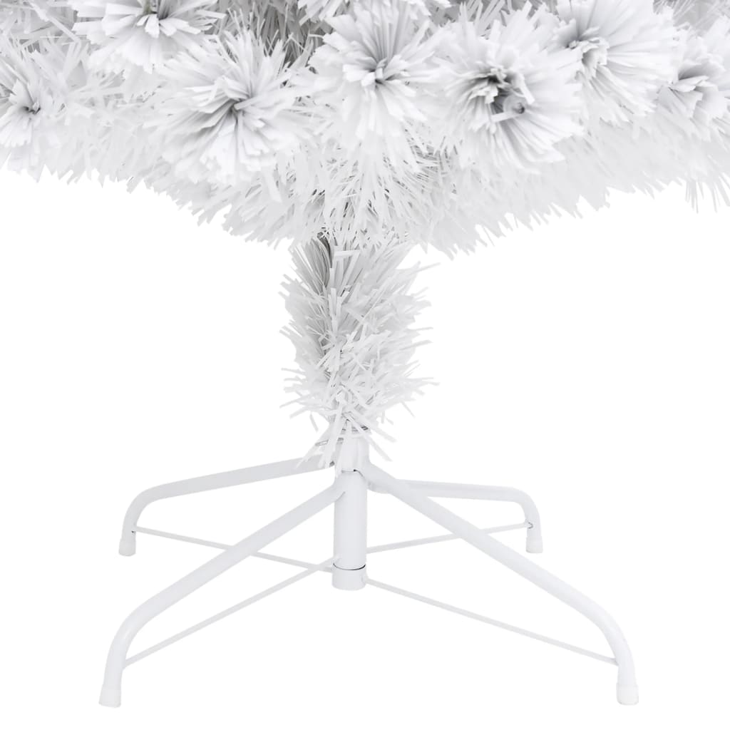 Kunstkerstboom met verlichting 150 cm glasvezel wit is nu te koop bij PeponiXL, paradijselijk wonen!