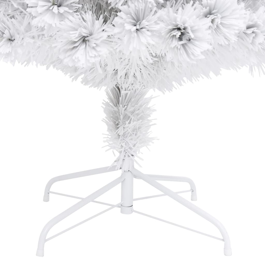 Kunstkerstboom met verlichting 240 cm glasvezel wit is nu te koop bij PeponiXL, paradijselijk wonen!