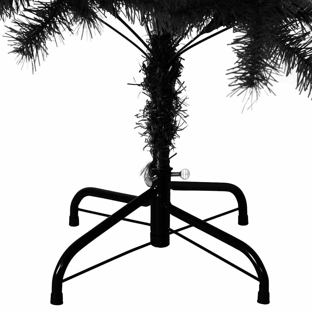 Kunstkerstboom met standaard 120 cm PVC zwart is nu te koop bij PeponiXL, paradijselijk wonen!