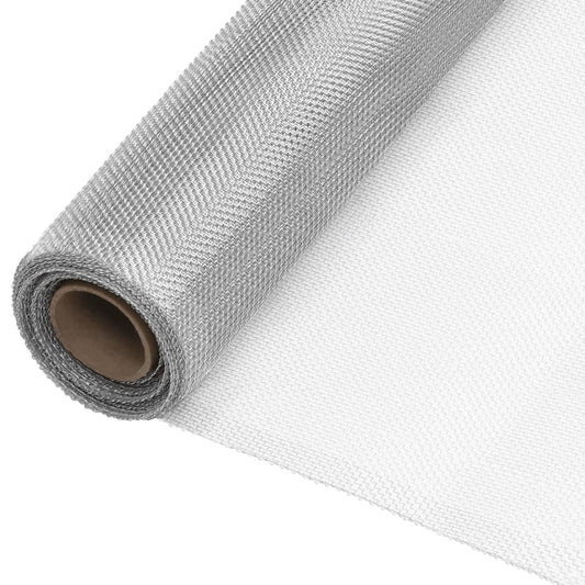 Gaas 80x1000 cm aluminium zilverkleurig is nu te koop bij PeponiXL, paradijselijk wonen!