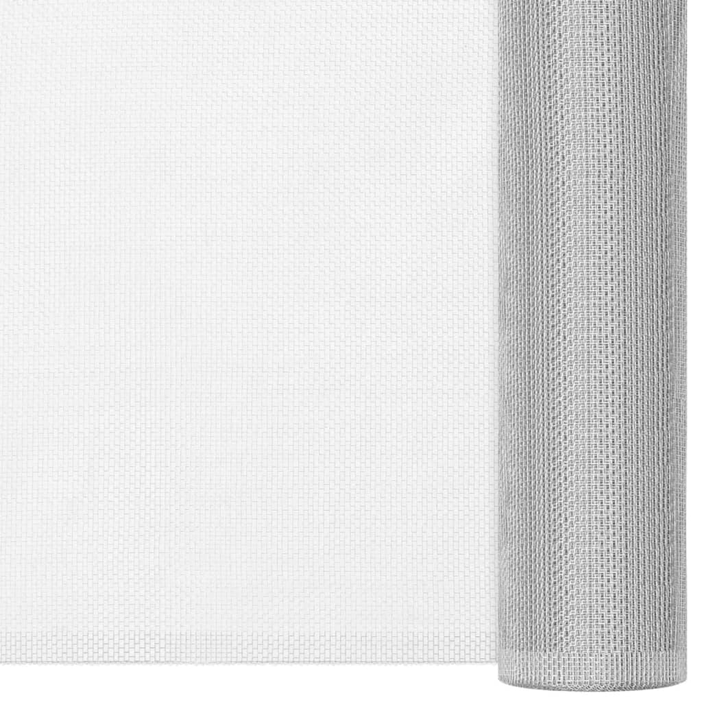 Gaas 80x2000 cm aluminium zilverkleurig is nu te koop bij PeponiXL, paradijselijk wonen!