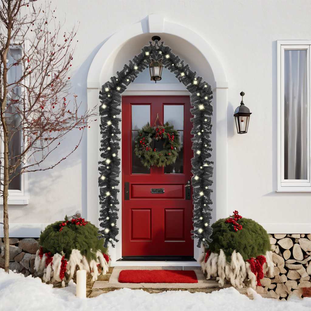 Kerstslinger met LED-lampjes 10 m zwart is nu te koop bij PeponiXL, paradijselijk wonen!