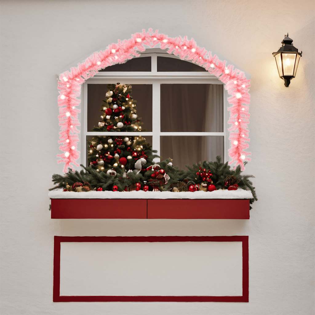 Kerstslinger met LED-lampjes 10 m roze is nu te koop bij PeponiXL, paradijselijk wonen!