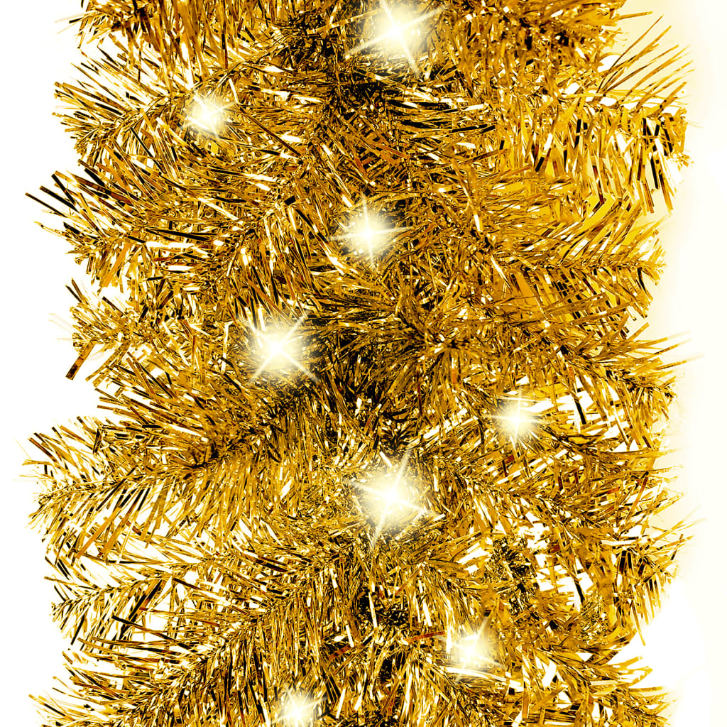 Kerstslinger met LED-lampjes 5 m goudkleurig is nu te koop bij PeponiXL, paradijselijk wonen!