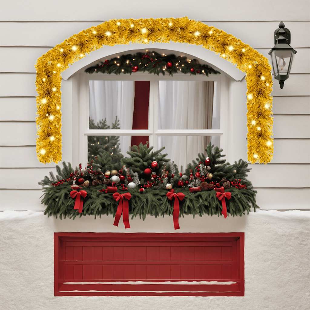 Kerstslinger met LED-lampjes 10 m goudkleurig is nu te koop bij PeponiXL, paradijselijk wonen!