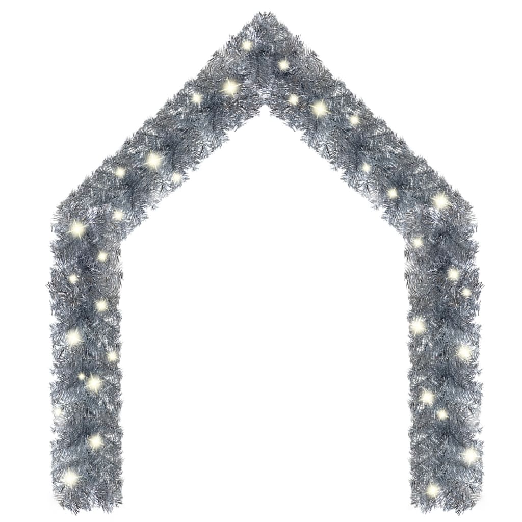 Kerstslinger met LED-lampjes 20 m zilverkleurig is nu te koop bij PeponiXL, paradijselijk wonen!