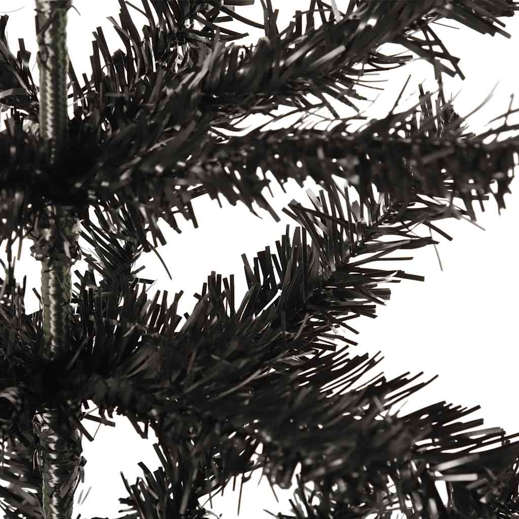 Kerstboom smal 150 cm zwart is nu te koop bij PeponiXL, paradijselijk wonen!