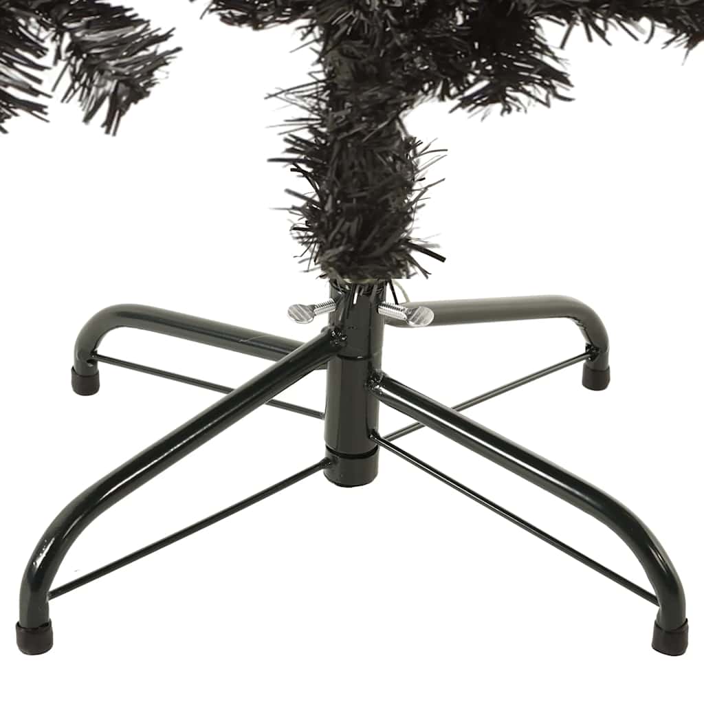 Kerstboom smal 150 cm zwart is nu te koop bij PeponiXL, paradijselijk wonen!