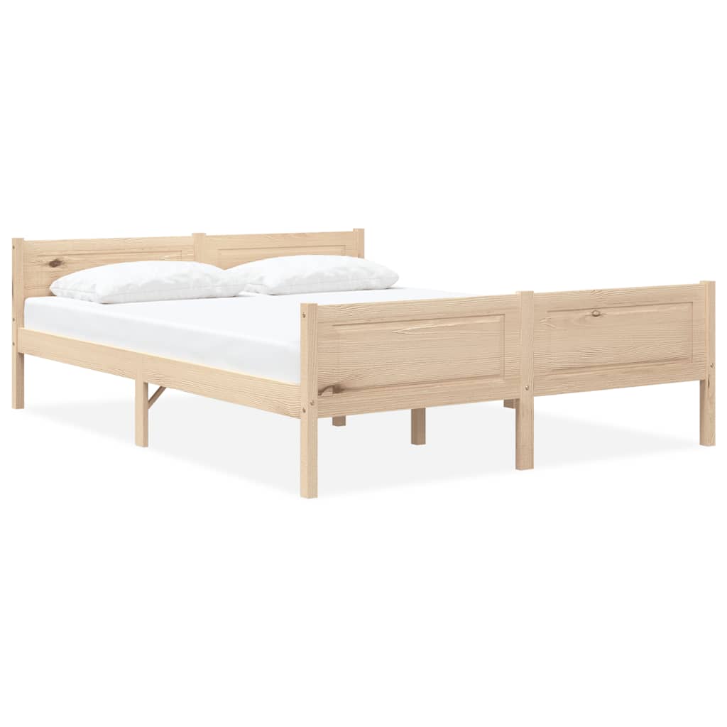 Bedframe massief grenenhout 120x200 cm is nu te koop bij PeponiXL, paradijselijk wonen!