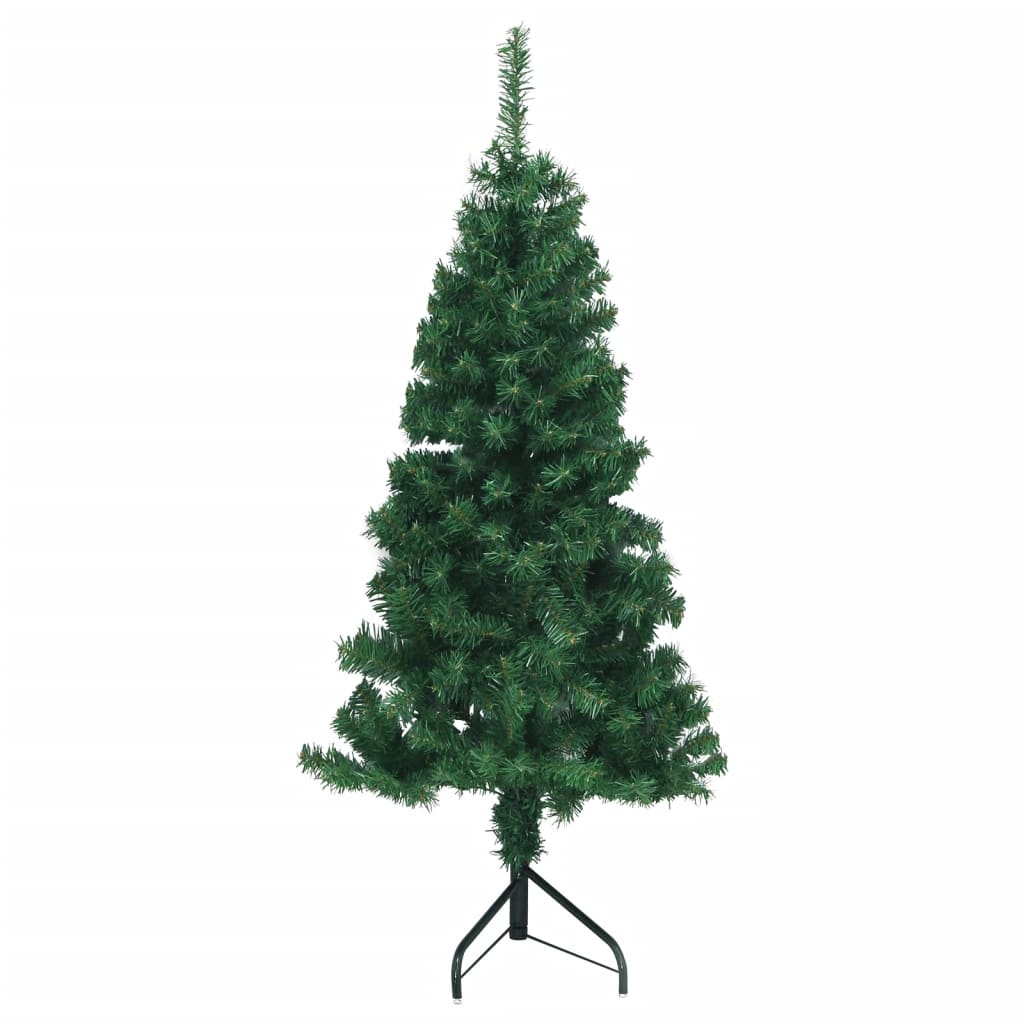 Kunstkerstboom hoek 120 cm PVC groen is nu te koop bij PeponiXL, paradijselijk wonen!