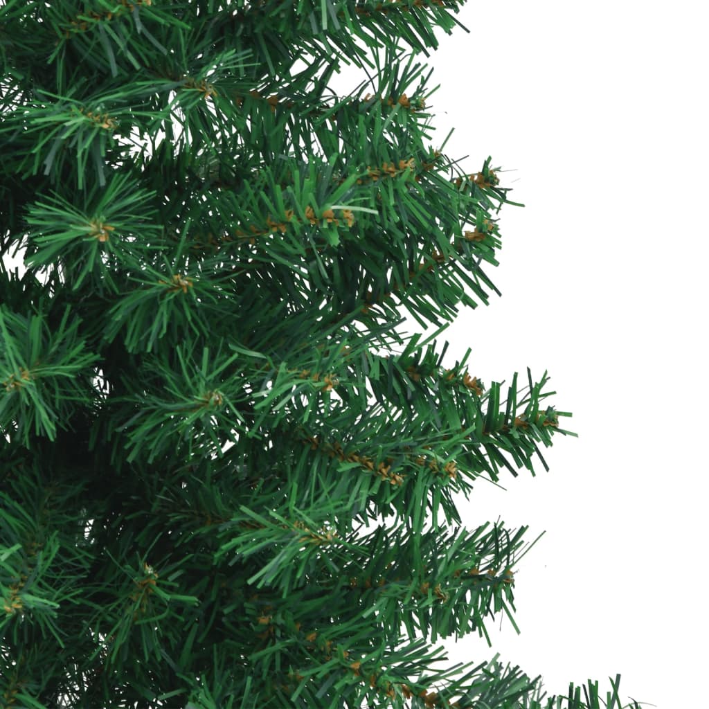 Kunstkerstboom hoek 120 cm PVC groen is nu te koop bij PeponiXL, paradijselijk wonen!