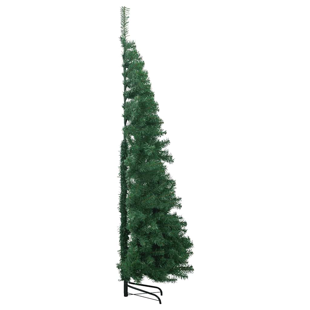 Kunstkerstboom hoek 210 cm PVC groen is nu te koop bij PeponiXL, paradijselijk wonen!