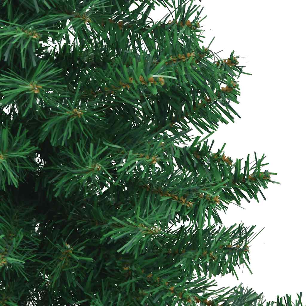 Kunstkerstboom hoek 210 cm PVC groen is nu te koop bij PeponiXL, paradijselijk wonen!