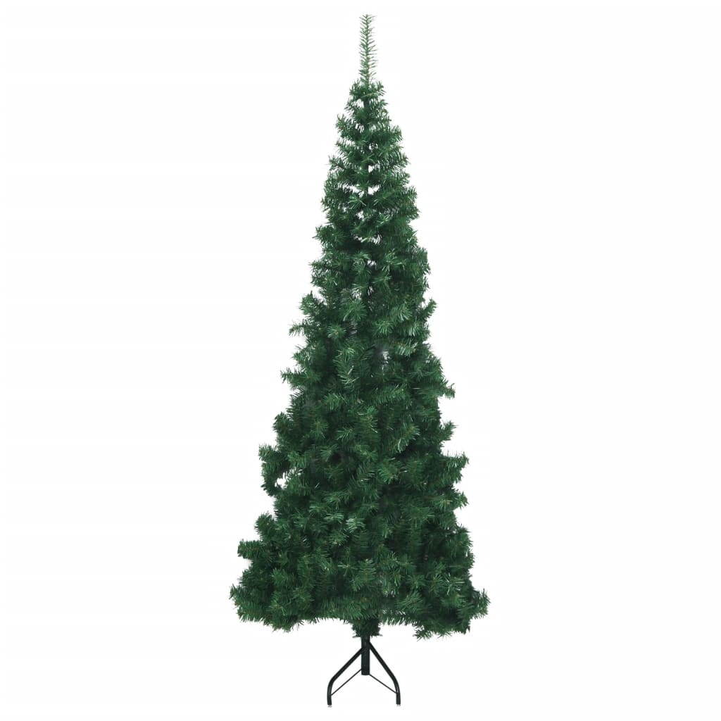 Kunstkerstboom hoek 240 cm PVC groen is nu te koop bij PeponiXL, paradijselijk wonen!