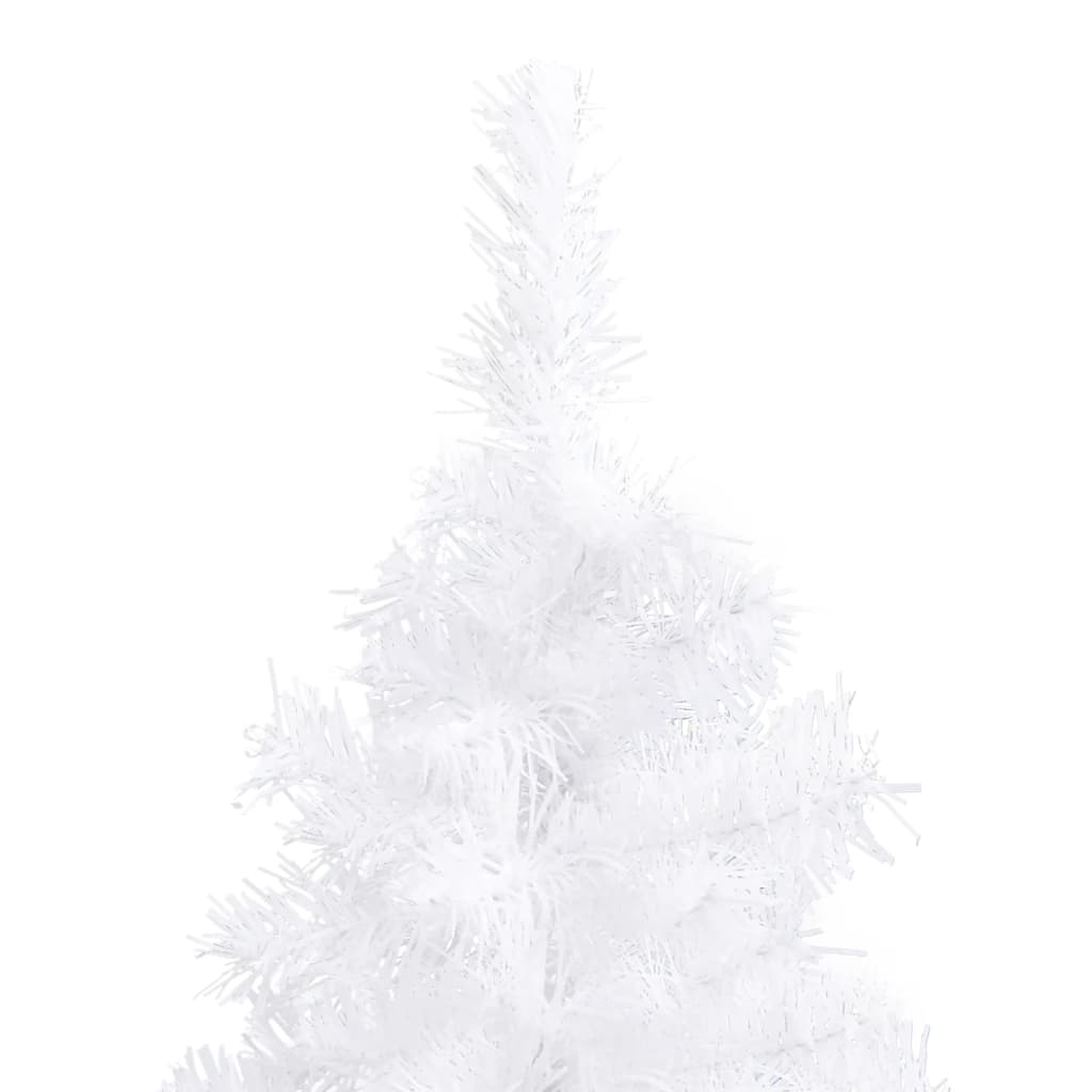 Kunstkerstboom hoek 240 cm PVC wit is nu te koop bij PeponiXL, paradijselijk wonen!