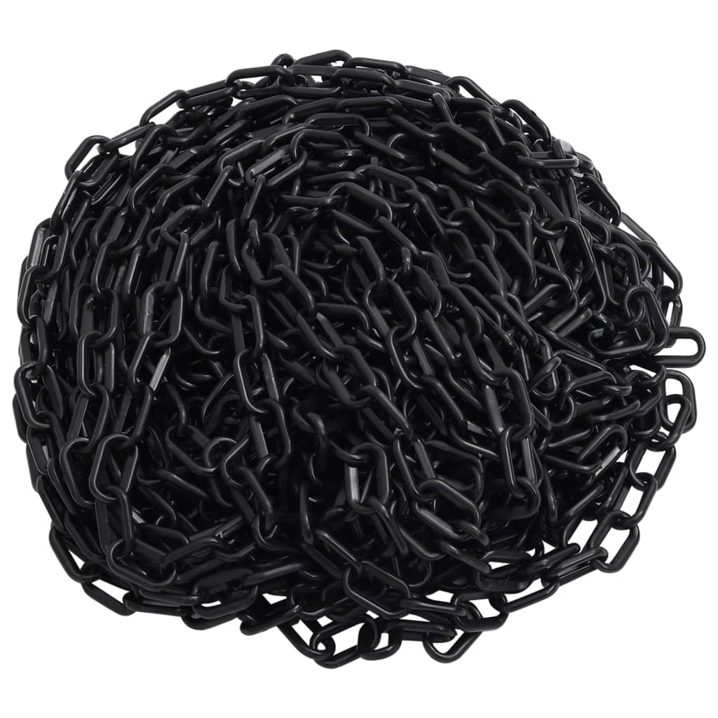 Veiligheidsketting Ø 6 mm 100 m kunststof zwart is nu te koop bij PeponiXL, paradijselijk wonen!