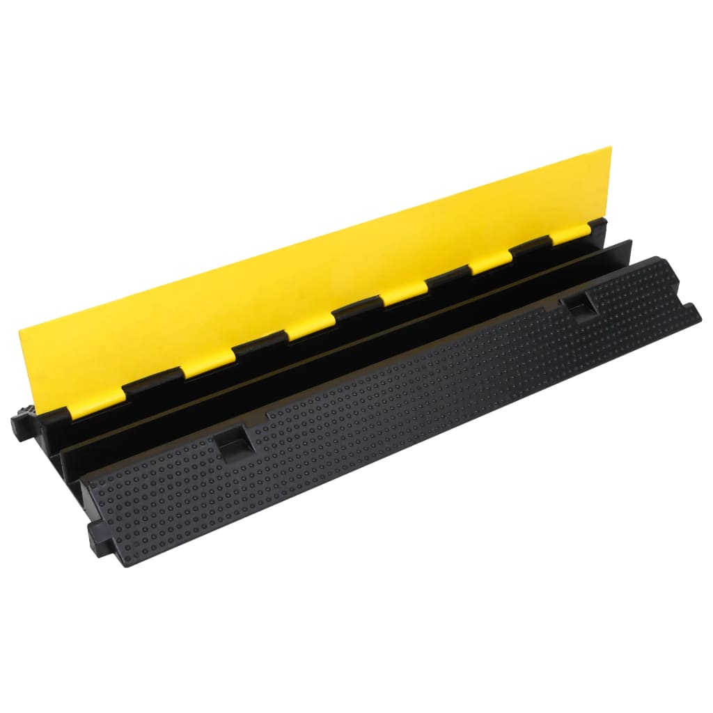 Kabelbeschermer drempel met 2 tunnels 100 cm rubber is nu te koop bij PeponiXL, paradijselijk wonen!